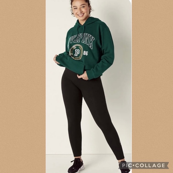 Victoria's secret pink Bling Campus hoodie 2X
XXL VS and Leggings Shine Outfit - Picture 3 of 10